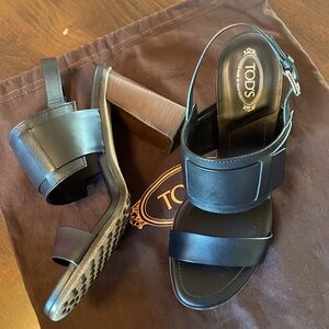 Tod’s Sandals Sandalo T90 WB Selleria Fascia size 7